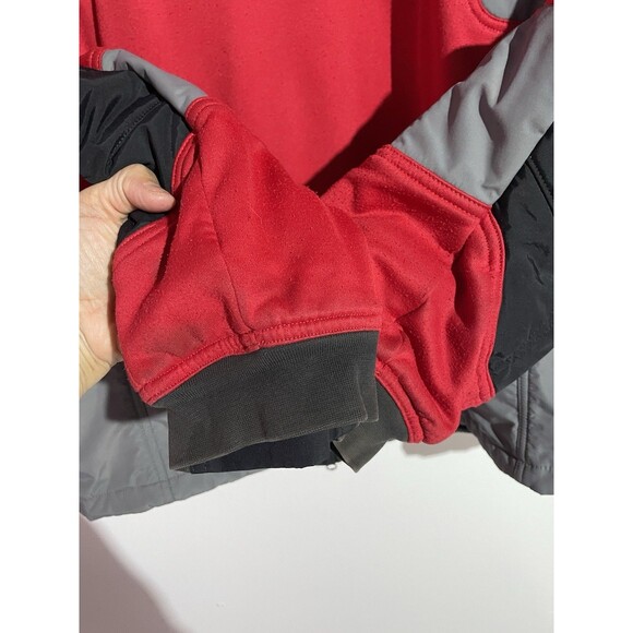 The North Face Steep Tech Jacket Mens L Red Scot Schmidt Hood Sweat Nylon Ski - Picture 15 of 16